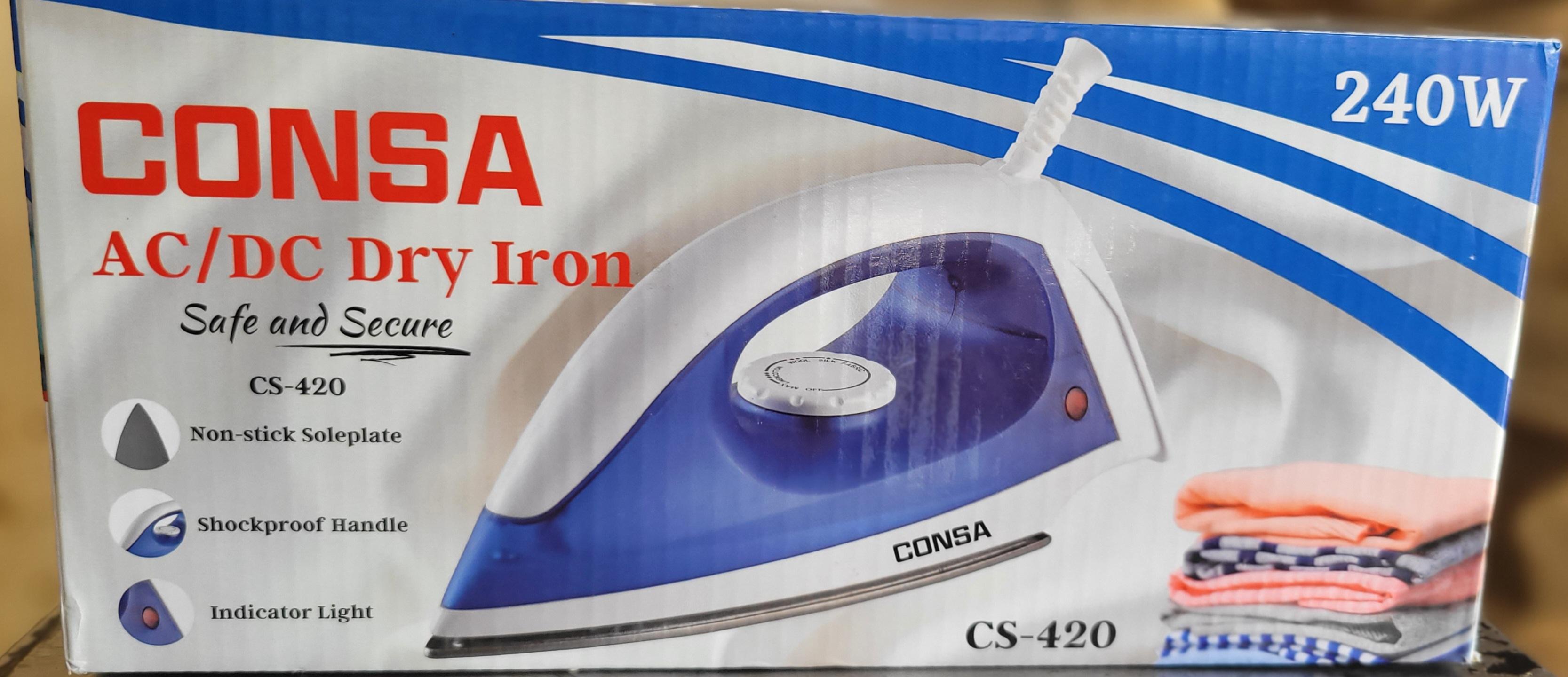 SOLAR DRY ELECTRIC IRON (300WATTS)