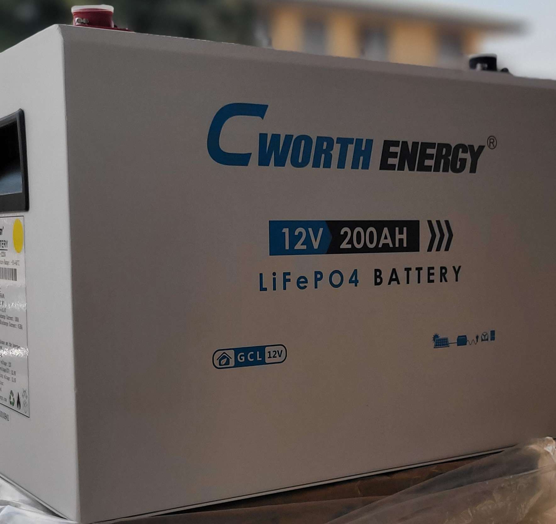 CWORTH 12V 2.56KWH LITHIUM ION BATTERY (CE-GCL-12200)